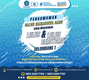Pengumuman Kelulusan Gelombang 1 Tahun 2025