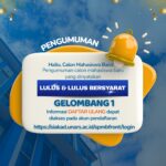 Pengumuman Kelulusan Gelombang I TA. 2026/2027